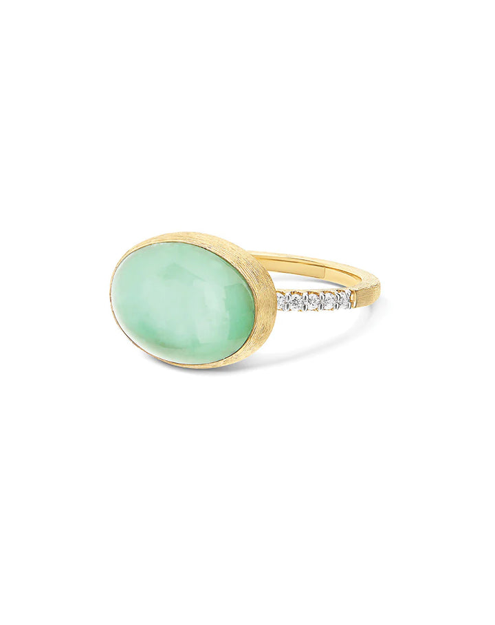 "BOULES" LATTEMENTA GOLD, DIAMONDS, ROCK CRYSTAL, AND JADEITE RING (MEDIUM)