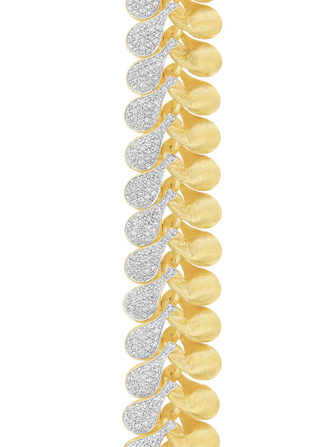 "TRASFORMISTA" GOLD AND DIAMONDS STATEMENT BRACELET