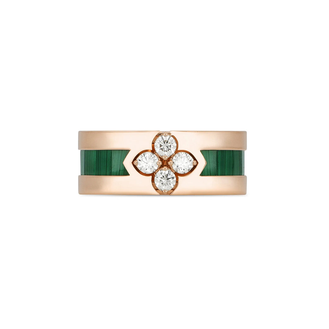 LOVE IN VERONA RING WITH MALACHITE