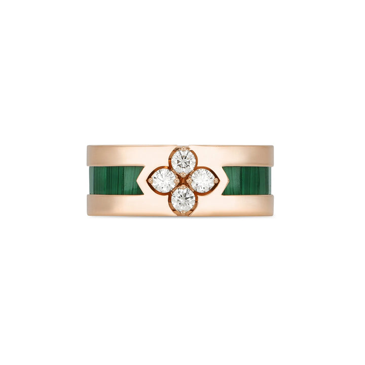 LOVE IN VERONA RING WITH MALACHITE