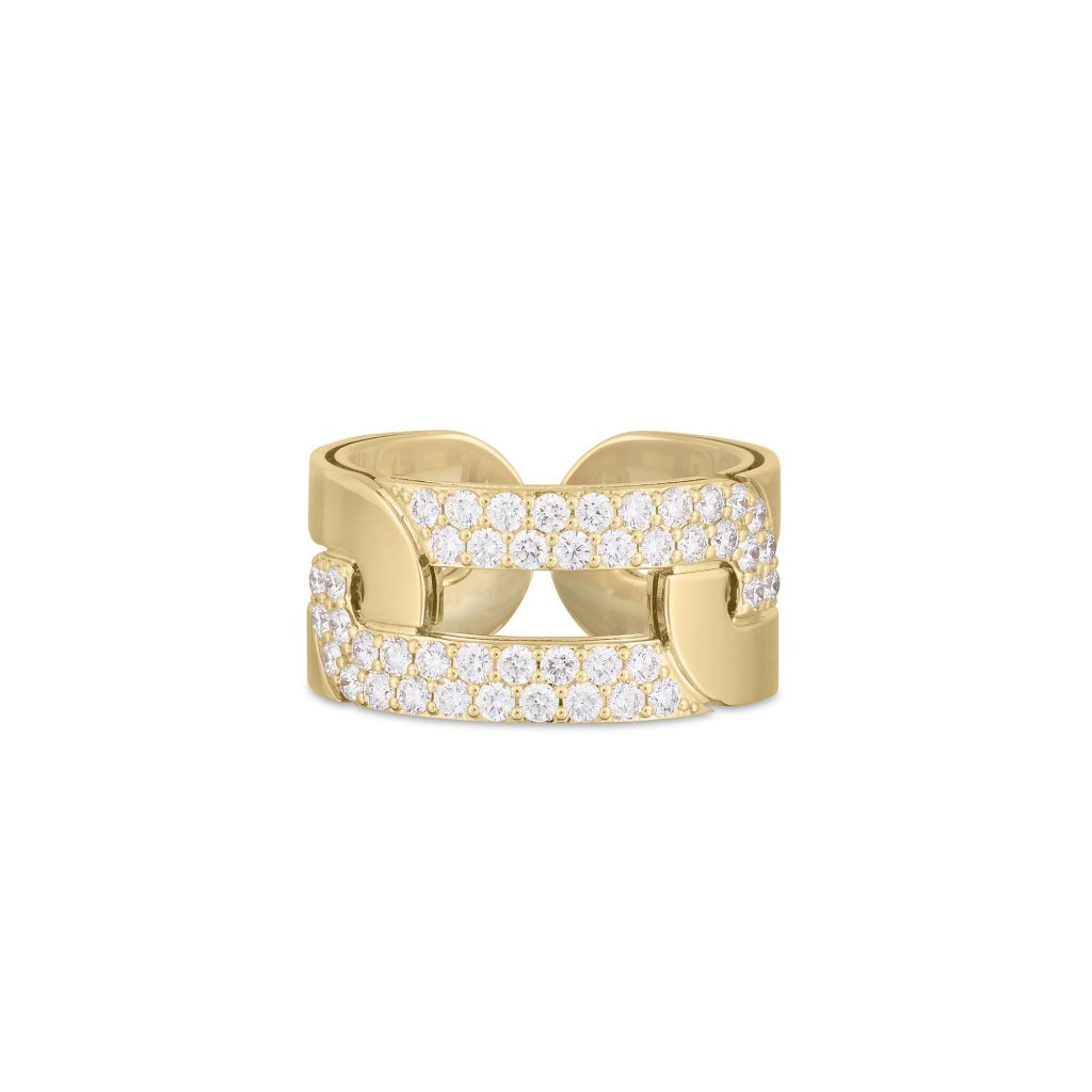 NAVARRA RING WITH DIAMONDS