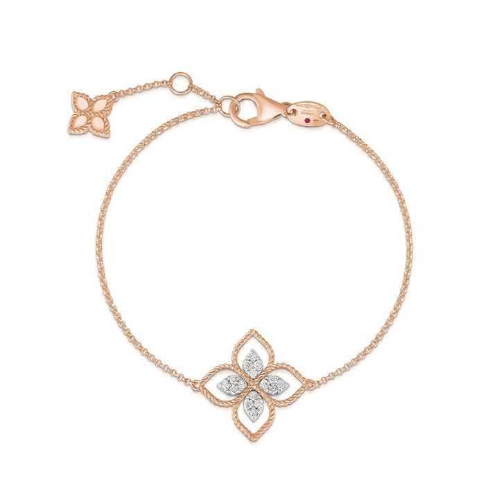 PRINCESS FLOWER BRACELET WITH DIAMONDS