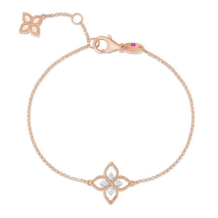 PRINCESS FLOWER BRACELET WITH DIAMONDS