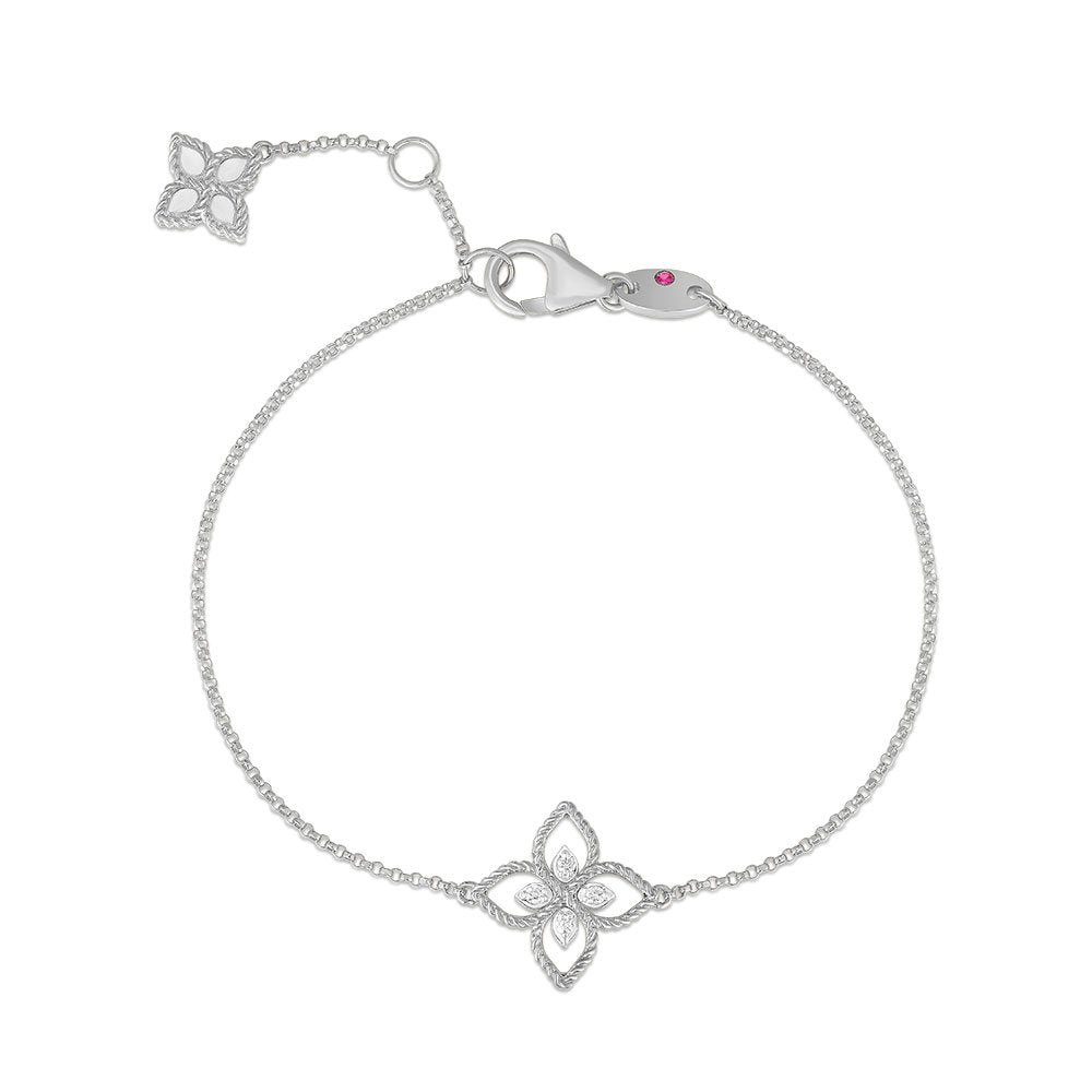 PRINCESS FLOWER BRACELET WITH DIAMONDS