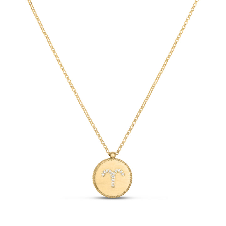 VENETIAN PRINCESS ZODIAC PENDANT WITH DIAMONDS – ARIES