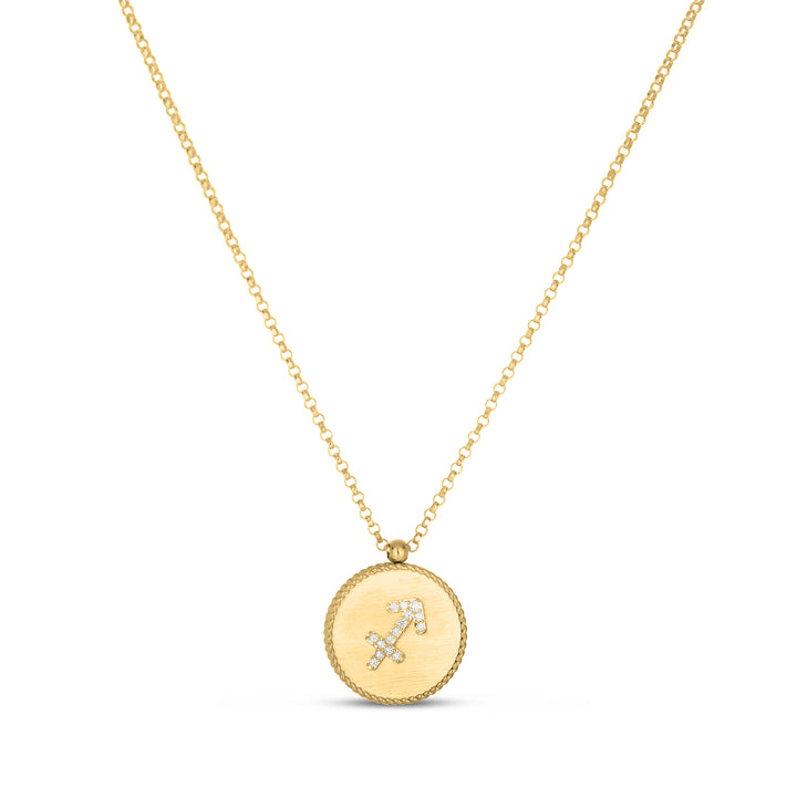 VENETIAN PRINCESS ZODIAC PENDANT WITH DIAMONDS – SAGITTARIUS