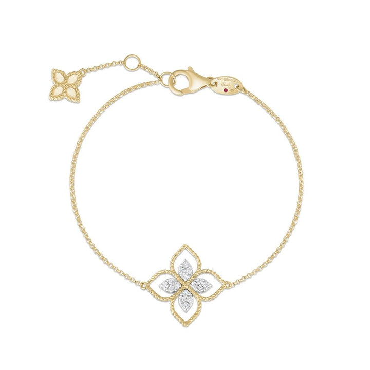 PRINCESS FLOWER BRACELET WITH DIAMONDS