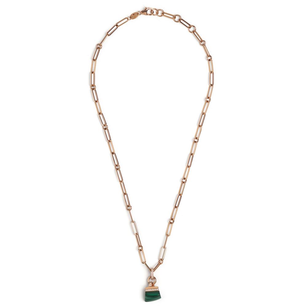 SAUVAGE PRIVE’ NECKLACE WITH MALACHITE